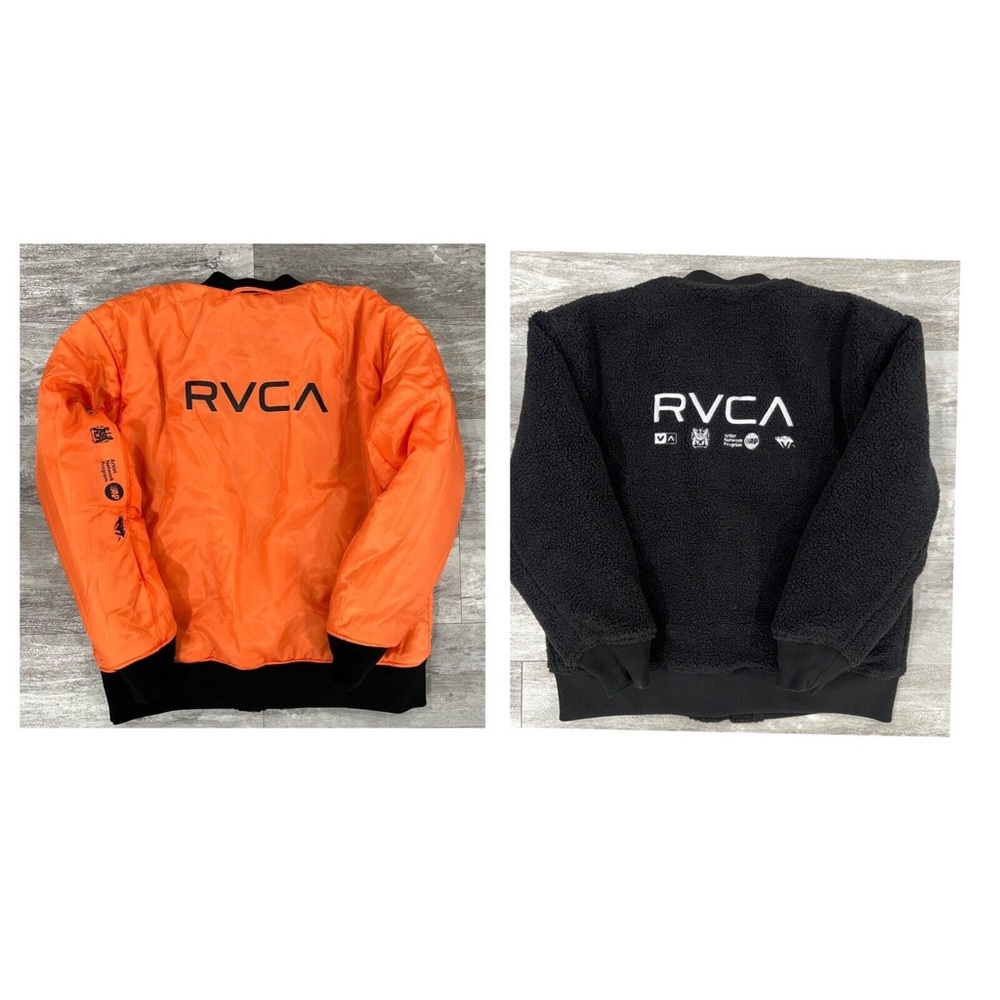 RVCA black reversible puffy jacket - XL